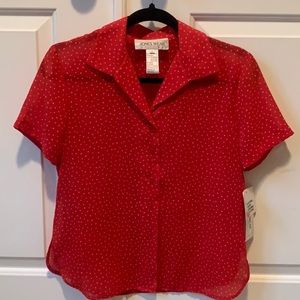 NWT Jones wear blouse sz 4